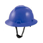 Full Brim V Type Protective Industrial Hard Hat Safety Helmet Types For Construction Workers