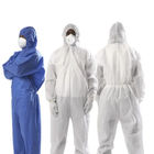 2XL 3XL Disposable Protective Coverall 45gsm SMS PPE Coverall Kit With Hood