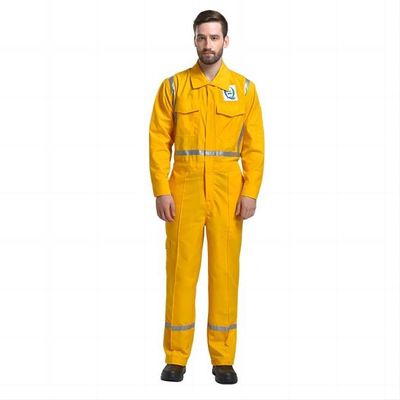 Buy 150g/200g Lightweight Flame Retardant Overalls with Anti-static and All Season Protection for Petrochemical and Oil Gas Industries online manufacture