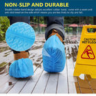 6.7in Width Waterproof Disposable Shoes Cover Anti Slip Clean Room Overshoes For Hospital