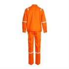 Anti Static Safety Work Uniforms Fireproof Safety Work Suits 115gsm