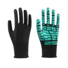 L XL XXL Polyester Rubber Dipped Gloves Latex Coated Gloves 13 Gauge