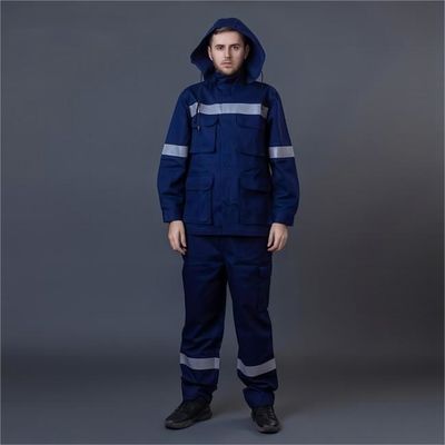 Buy 115gsm Waterproof Wear Resistance Safety Work Uniforms Safety Coveralls For Workers online manufacture