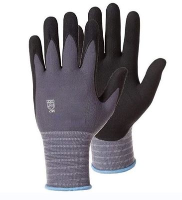 Buy Seamless Knit Nylon Safety Work Gloves with Breathable Water Repellent and Slip Resistant Features online manufacture
