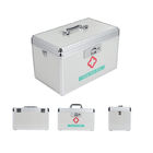 15in Child Aluminum Portable First Aid Box Medicine Case With Lock