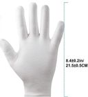 M- XXL Landscape Hand Cotton Gloves Washable For Work Inspection White