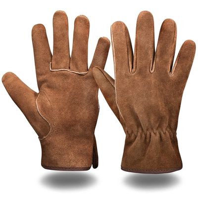 Buy Cut Resistant Waterproof Oil Resistance Hand Leather Safety Gloves for Heavy Duty Work online manufacture