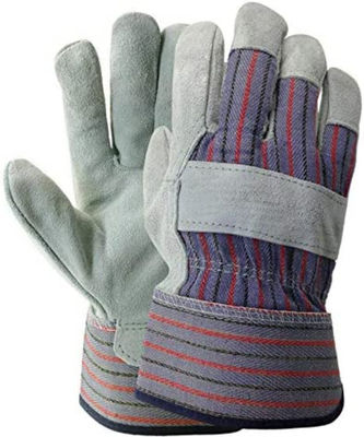Buy Hand Leather Gloves with Great Grip Puncture Resistant and Rubberized Safety Cuff for Safety Work online manufacture