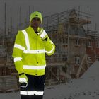 S - XL Safety Reflective Jacket ANSI High Visibility Jacket Waterproof For MEN