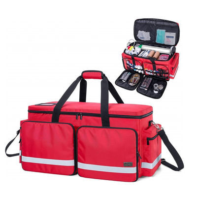 Buy Nylon Material CE Certified Emergency Medical First Aid Bag with Large Compartment for Oxygen Tank online manufacture