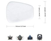 Particle Filter P2 Cotton Dust Proof Respirator Accessories 0.32in