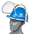 PVC Chainsaw Splashproof Industrial Hard Hat Full Face Construction Helmet CE