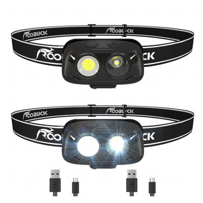 Quality Rechargeable IP65 Waterproof Headlamp with 500LM Brightness for Outdoor Work Light factory