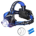 High power Rechargeable Waterproof LED COB Red Safety Light Headlamp Flashlight Night Buddy Camping Hunting