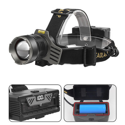 Buy FTH653-1 Rechargeable Headlamp 1200 Lumen Waterproof IPX4 With Black Aluminum Alloy + ABS online manufacture
