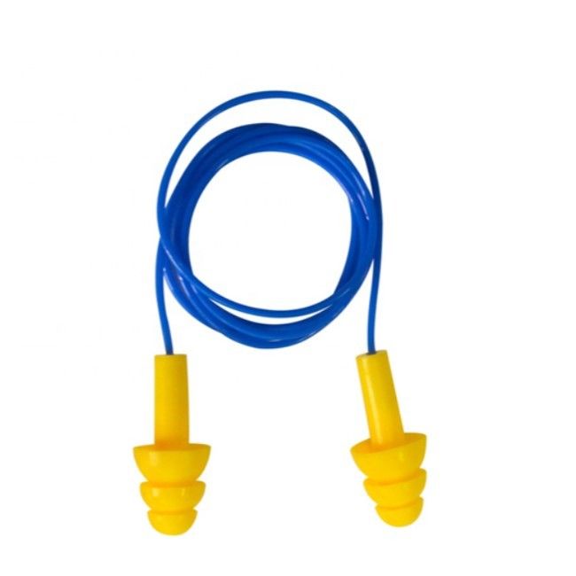 Waterproof Safety Foam Ear Plugs 26.4dB 23.6inch 60cm Reusable Noise Cancelling Ear Plugs