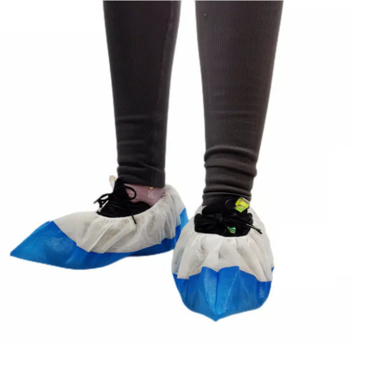 50gsm PP PE Disposable Shoes Cover Disposable Nonwoven Fabric Slip Resistant Shoe Covers
