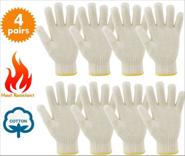 BBQ Oven Bread Baking Cotton Heat Resistant Gloves For Baking Insulated