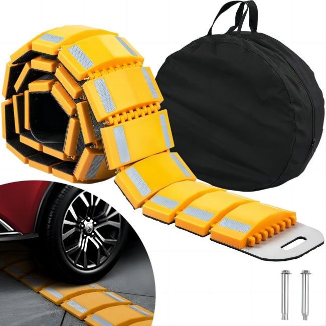 15.05kg Folding Portable Rubber Speed Humps 9.8Ft Length For Driveway Roads
