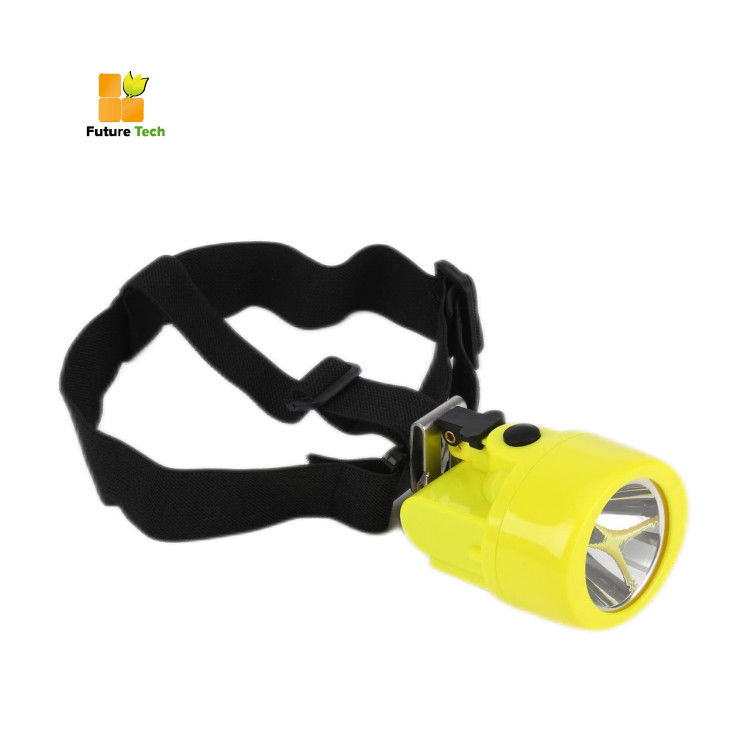 Rechargeable Lithium Ion LED Miner Head Light 3 Color Coal Miners Headlamp