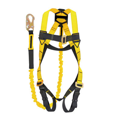 Good price 45mm High Strength Polyester Full Body Safety Harness with 25000 Pounds Breaking Strength and ANSI/ASSE Z359.11-2014 Certification online