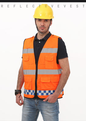 Good price 100% Polyester Flame Resistant Hi Vis Vest with 5cm High Reflective Tape for Industrial Safety online