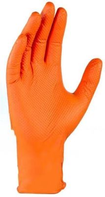 Good price 8.0gr Nitrile Diamond Pattern Disposable Gloves EN374-3 / EN374-4 Certificated Safety Gloves online