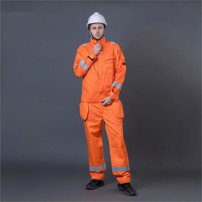 Good price 65% Cotton 35% Polyester Lightweight Fire Retardant Safety Coverall Uniforms with EN Standard or AS/NZS Standard online
