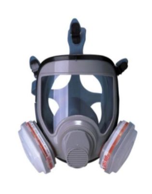 Good price TPE Grey Full Face Respirator with Large Window Bayonet Connection CE Certified for Dust Gas Defense online
