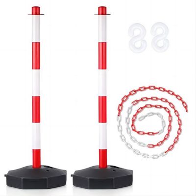 Good price 2 Pack 86cm Traffic Delineator Cones With Fillable Base Road Safety Accessories PE Plastic online