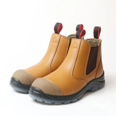 Good price Light Weight S3 SRC Certified Nubuck Leather Safety Shoes Industrial Boots US 2-14 online