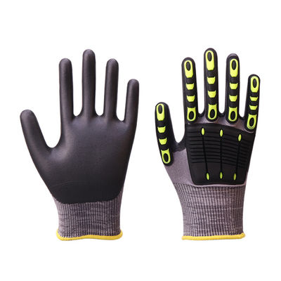 Good price TPR Silicon Rubber Anti Vibration Gloves with Nitrile Foam Coating and EN388 Certified for Safety Work online