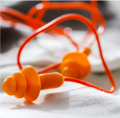 Good price Safety Silicone Reusable Ear Plugs with Slow Rebounded PU Foam for Noise Reduction and Customized Color online