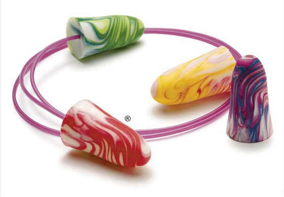 Good price Slow Rebounded PU Foam Ear Plugs with 60 cm Cord for Hearing Protection and Noise Reduction - CE EN166 Certified online
