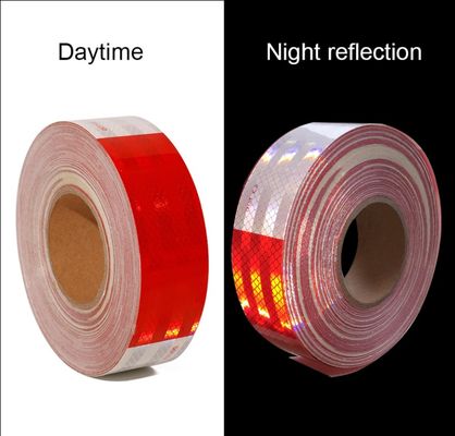 Good price High-Quality Red and White Reflective Warning Tape  for Truck, Trailers, Heavy & Long Vehicles online