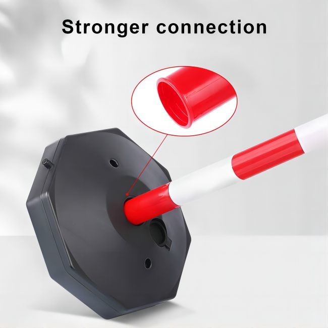 2 Pack 86cm Traffic Delineator Cones With Fillable Base Road Safety